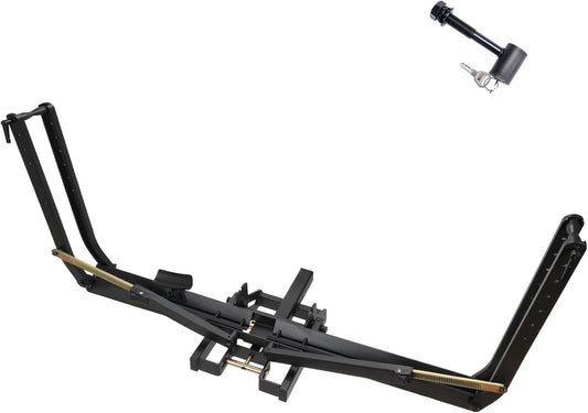 MagRack X1 Hitch 1 Ebike Rack, 100 lbs Capacity Electric Bike Carrier with 2 Arms, Foldable Bike Racks for Tow Hitch Up to 3.5-in Fat Tire 2" Receiver w/Lock