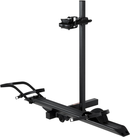 Young 100LBS. Capacity Aluminum 1-Ebike Rack for Bicycles and Electric Bikes, fits Car SUV Van RV and Trailer with 2" Receiver, Fits up to 5" Fat Tire Width and 50" Wheelbase