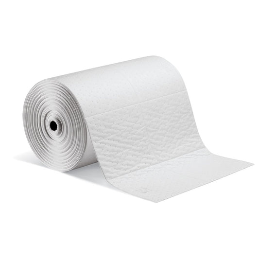 PIG Oil-Only Absorbent Mat Roll | Heavyweight | Absorbs 32.4 gal per roll | 150' L x 24" W | MAT424