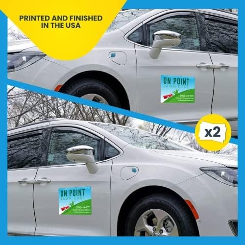 Magnet Me Up Customizable and Personalized Automotive Magnet Decals (12”x24” Rectangle)