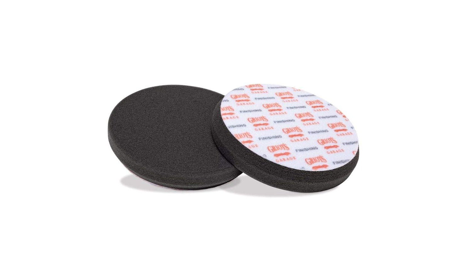 Griot's Garage 5.5" Black Foam Finishing Pads for Car Polishing and Detailing, Buffing Pads for Paint Correction and Sealant Application, 10518, Set of 2