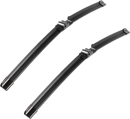 2 Wipers Factory Replacement For 2004 2005 2006 2007 VW Touareg, 2003-2006 Porsche Cayenne Original Equipment Windshield Wiper Blades Set - 26"+26" Side Lock (Set of 2) Not for J HOOK