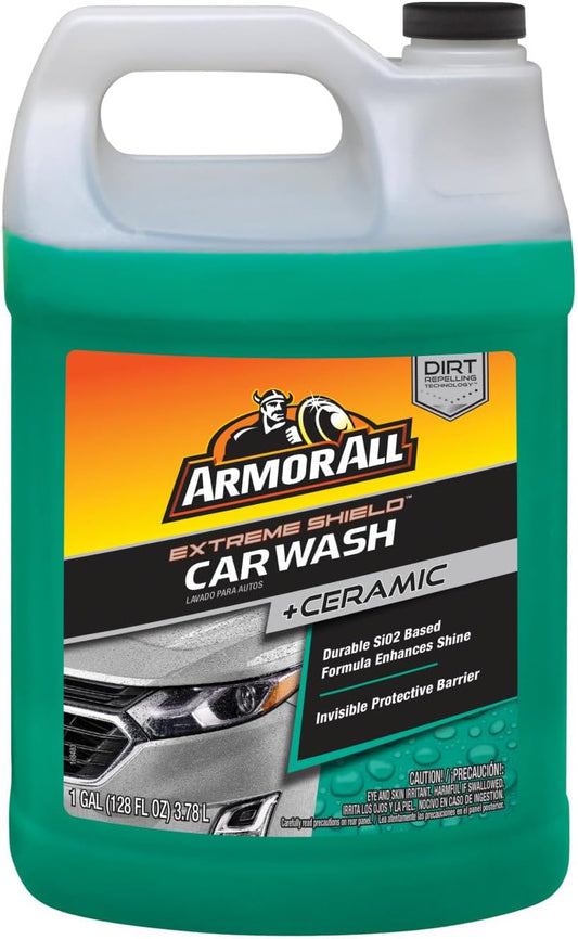 Armor All Ceramic Foaming Car Wash Soap with Extreme Shield, 1 Gallon, 128 Fl Oz (Pack of 1)