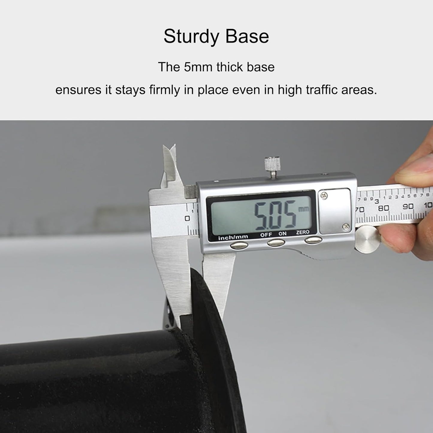 Safety Bollard, Driveway Barrier, Parking Stopper for Garage, Steel Car Parking Protection Posts, Caution Cones, Perfect for Traffic-Sensitive Area(Yellow A(2PCS))