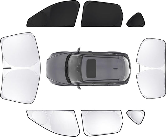 8pcs Car Window Shades for Mazda CX-5 2017-Present Accessories,Windshield Side Rear Full Sunshade,Sun Visor UV Blocking, Privacy Protection and Blackout for Camping Outdoor