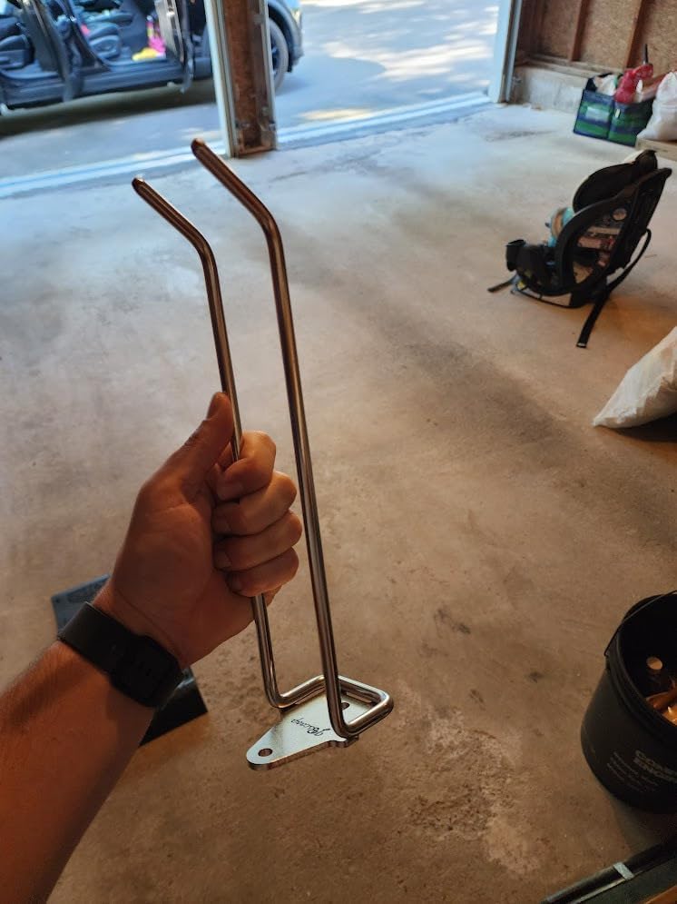 JBscoop Stainless Steel 304 Garage Hooks, Heavy Duty Organizer & Wall Mount Hanger Rack for Tools, Equipment, and More, Rust-Resistant & Durable