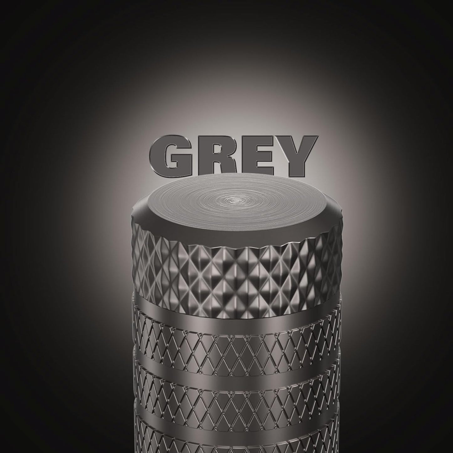 CKAuto Tire Valve Stem Caps, Grey, 4 pcs/Pack, Anodized Aluminum Tire Valve Cap Set, Corrosion Resistant, Universal Stem Covers for Cars Trucks Motorcycles SUVs and Bikes