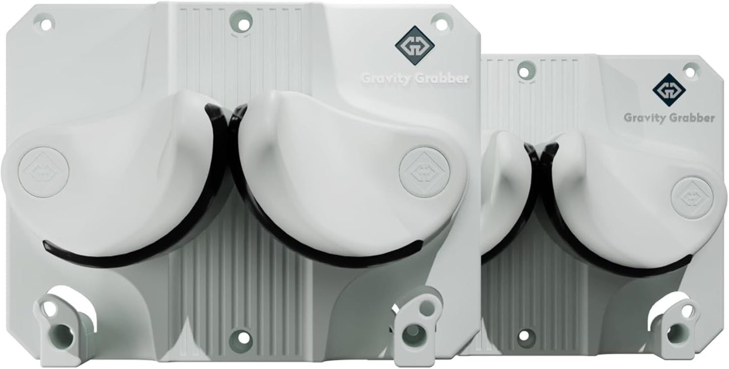 Ultimate Ski & Snowboard Wall Rack | Secure, Non-Slip Storage | Fits Any Ski/Board | Garage Organization | Ski Storage Rack | Snowboard Storage Rack | Winter Gear Organizer | 2 Pck