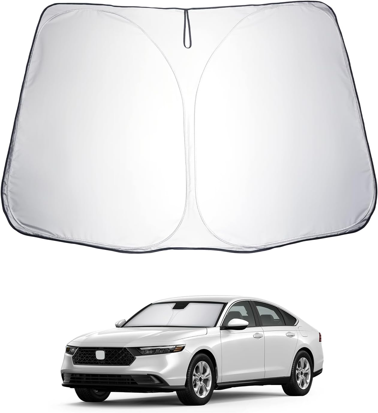 LUWU for 2024 2025 Honda Accord Windshield Sun Shade 2025 Honda Accord Windshield Sunshades Accessories Sunshade Cover Block UV Ray Front Window Sunshade