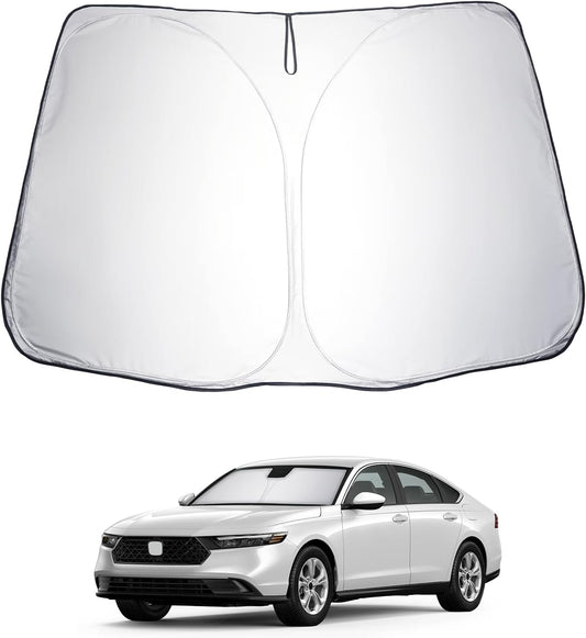 LUWU for 2024 2025 Honda Accord Windshield Sun Shade 2025 Honda Accord Windshield Sunshades Accessories Sunshade Cover Block UV Ray Front Window Sunshade