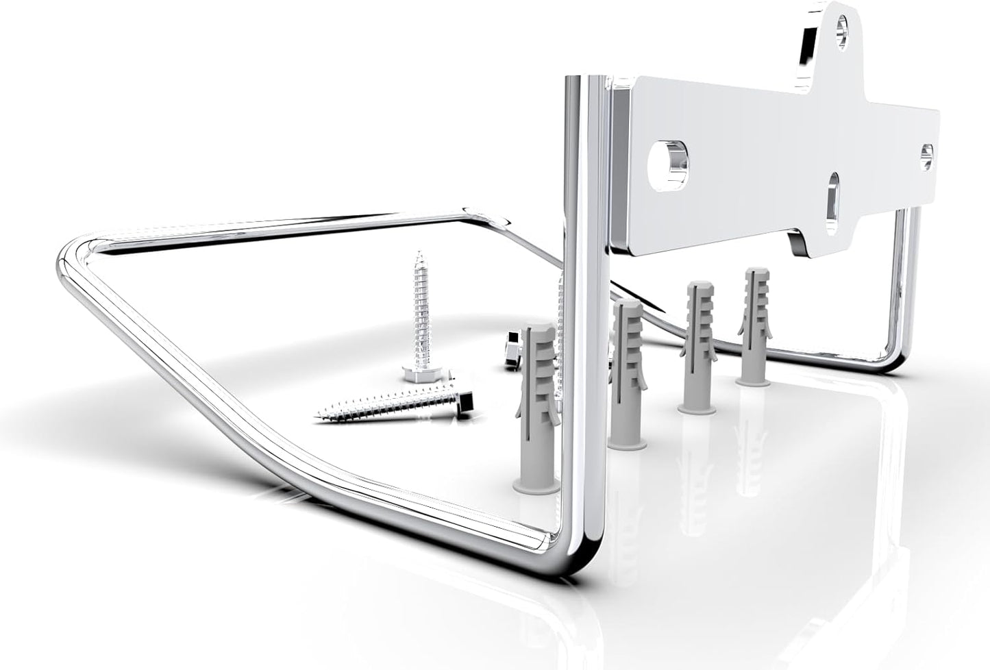 JBscoop Ladder Hanger for Garage Wall, Ladder Storage Strollers and Folding Chair, Heavy Duty Lader Holder Rust Proof SS304