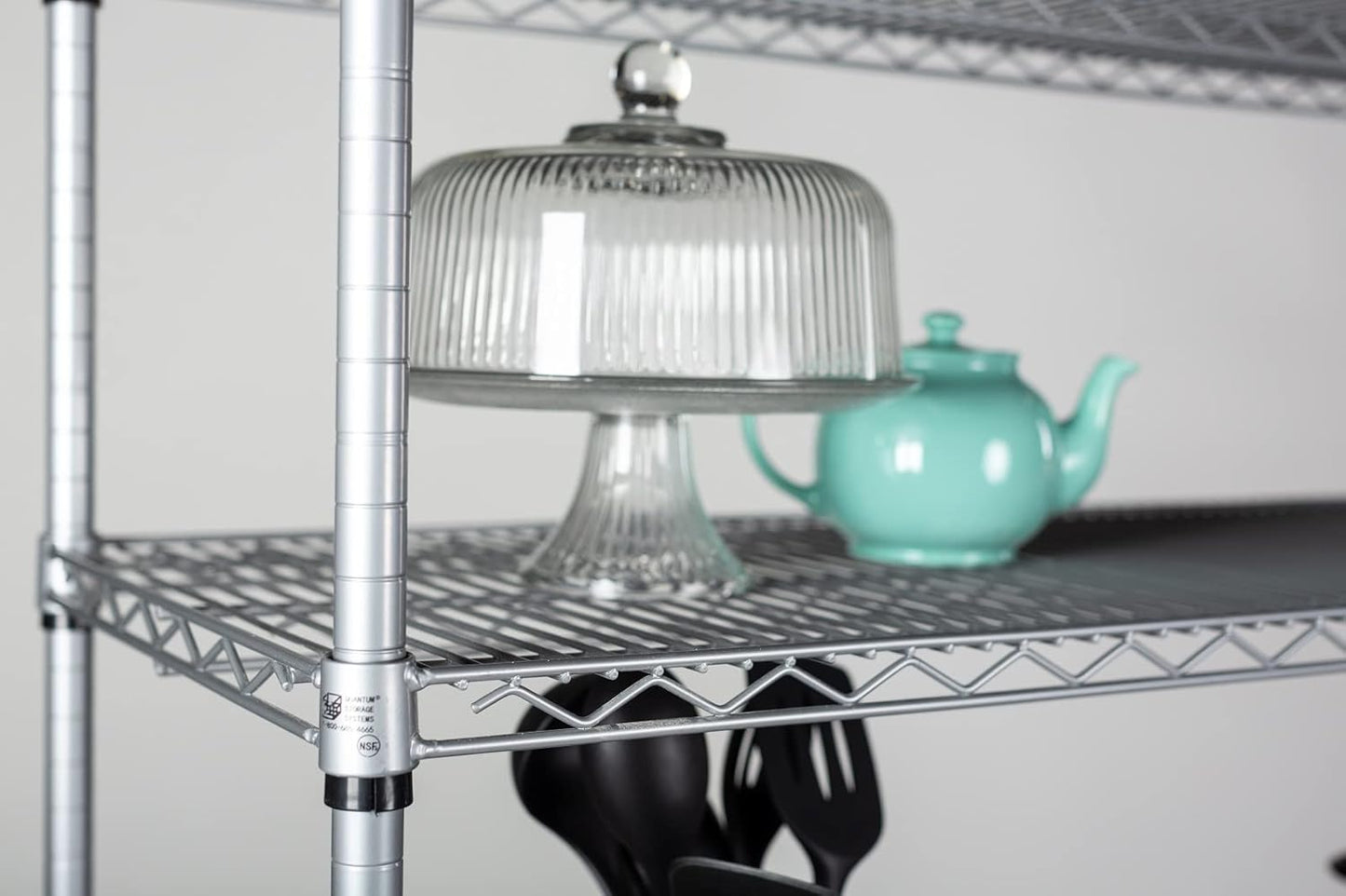 Omega 12" Deep x 72" Wide x 96" High 3 Tier Gray Starter Shelving Unit