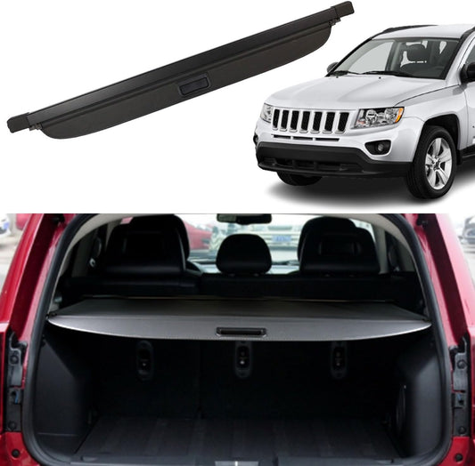 Cargo Cover for Jeep Patriot Compass 2007-2010 2011-2016 Rear Trunk Cover Trunk Security Cover Shielding Shade Car Accessory