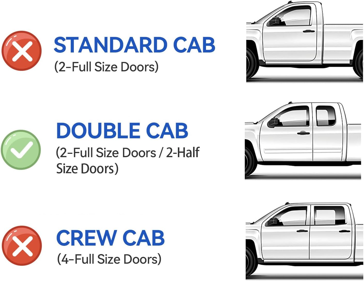 Window Visors Rain Guards for 2007-2021 Toyota Tundra Extended Cabs, Out-Channel Window Vent Wind Deflectors Visors Shades for 07-21 Tundra Double Cab