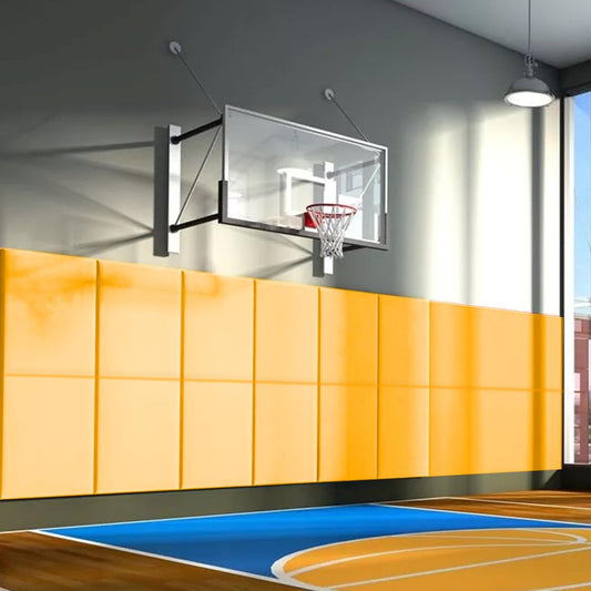 PROGOAL 60"/72" High Gym Wall Padding 2"/4" Thick Foam Basketball Court Wall Mount Protector for Garage Taekwondo Babyroom - Durable Waterproof Anti-Cushion