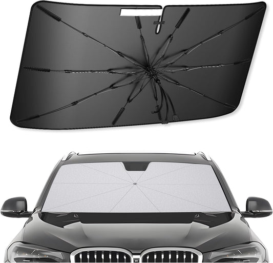SXCY for 2025 BMW X3 Windshield Umbrella Sunshade [Easier Foldable] for 2025 BMW X3 Accessories 2025 X3 Sunshade Umbrella for 2025 X3 Windshield Sun Shade Umbrella 2025 X3 Sun Shade Umbrella Protect