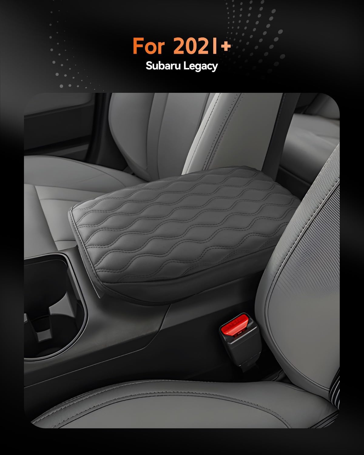 CDEFG for Subaru Legacy 2020-2025 Center Console Cover Armrest Box Cover for Legacy (Premium, Sport, Limited, Touring XT) 2020 2021 2022 2023 2024 2025 Accessories Console Arm Rest Protector