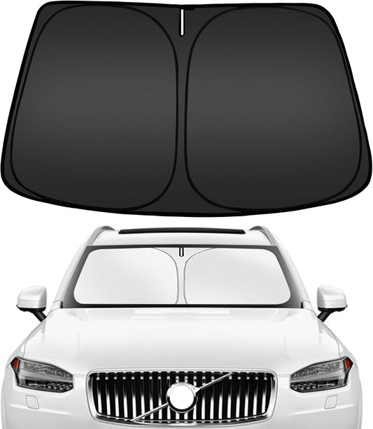 ARISMOTOR Windshield Sun Shade for Volvo XC90 2016-2025 2026, Custom Fit Foldable Front Window Sunshade Sun Visor Protector, Block UV Rays Keep Your Car Cooler