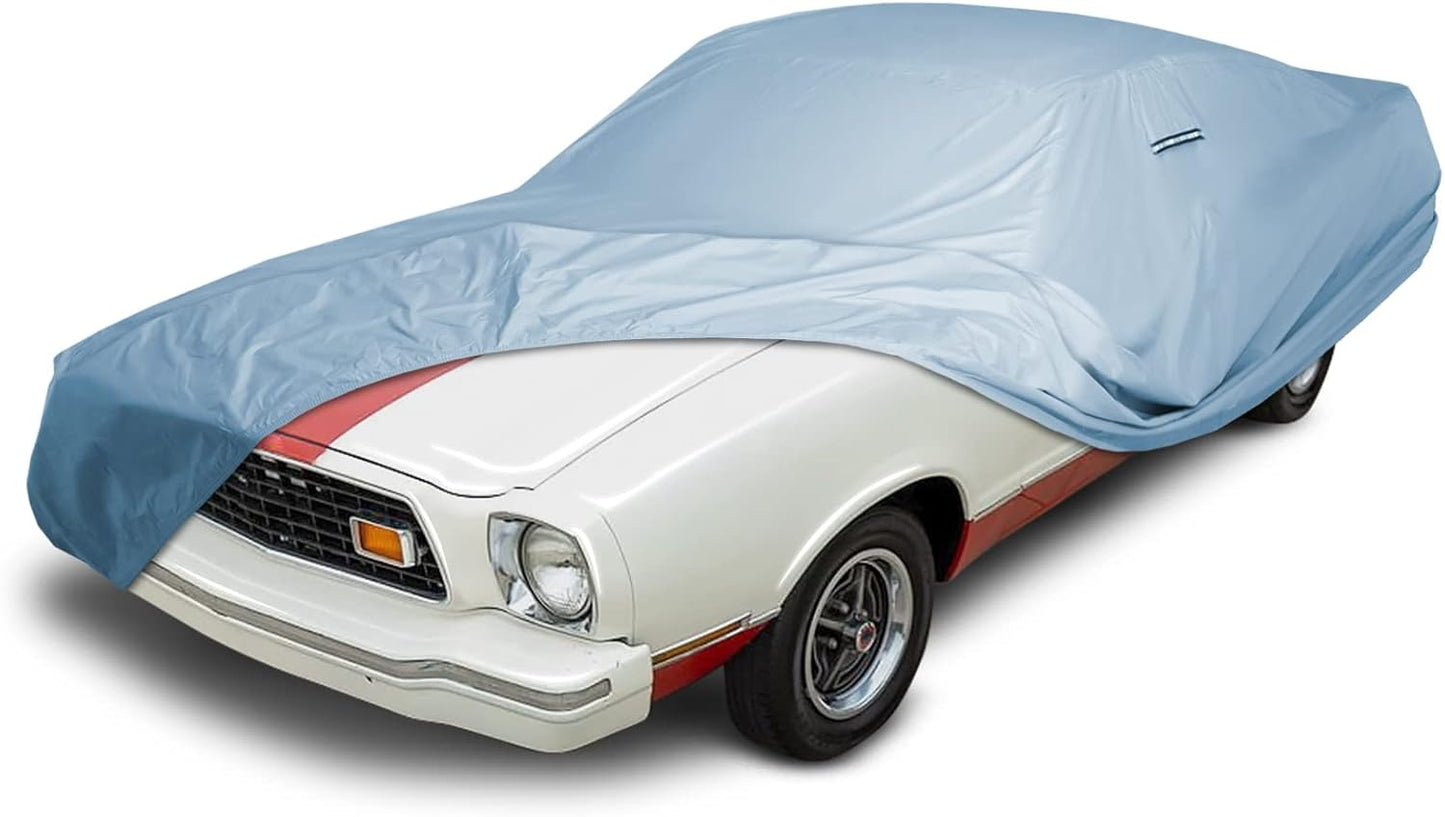 iCarCover Custom Car Cover for 1974-1978 Ford Mustang Waterproof All-Weather Rain Snow UV Sun Protector Full Exterior Weatherproof Indoor Outdoor Car Cover