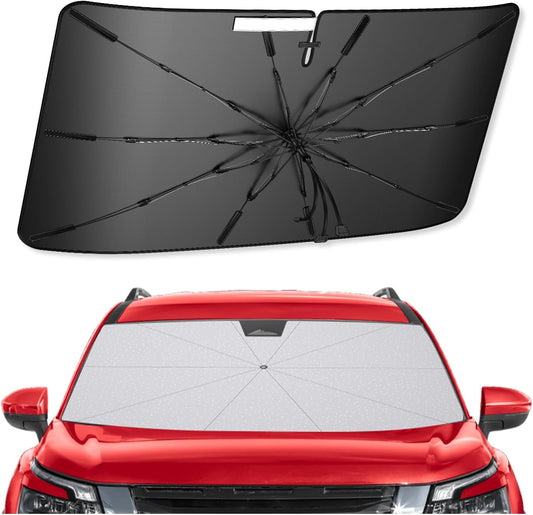SXCY for 2022-2024 2025 Pathfinder Windshield Umbrella Sunshade [Easier Foldable] for 2025 Pathfinder Accessories 2025 Pathfinder Sunshade Umbrella 2025 Pathfinder Windshield Umbrella Shade