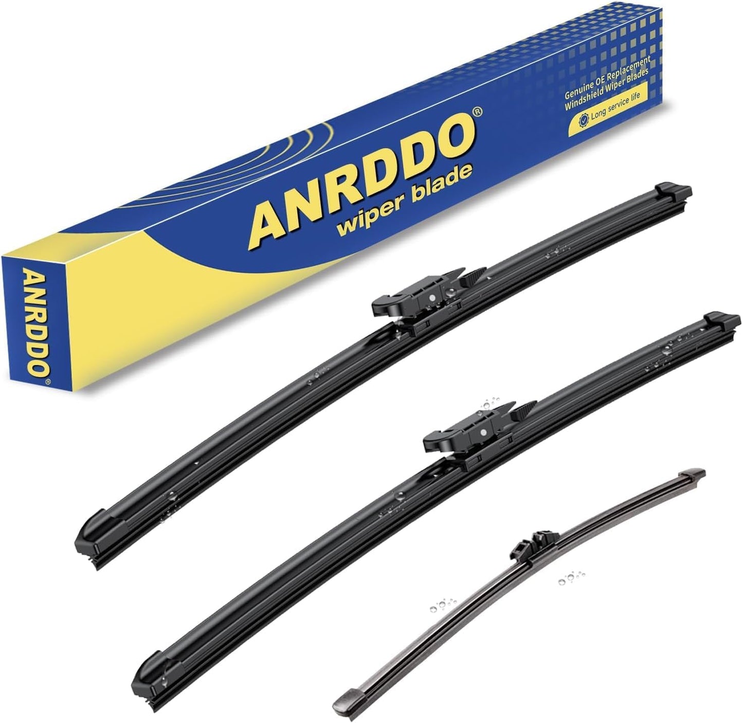 3 wipers Replacement for 2013 2014 2015 2016 2017 2018 2019 Ford Escape Original Equipment Front and Rear Windshield Wiper Blades 28"+28"+11" (Set of 3)