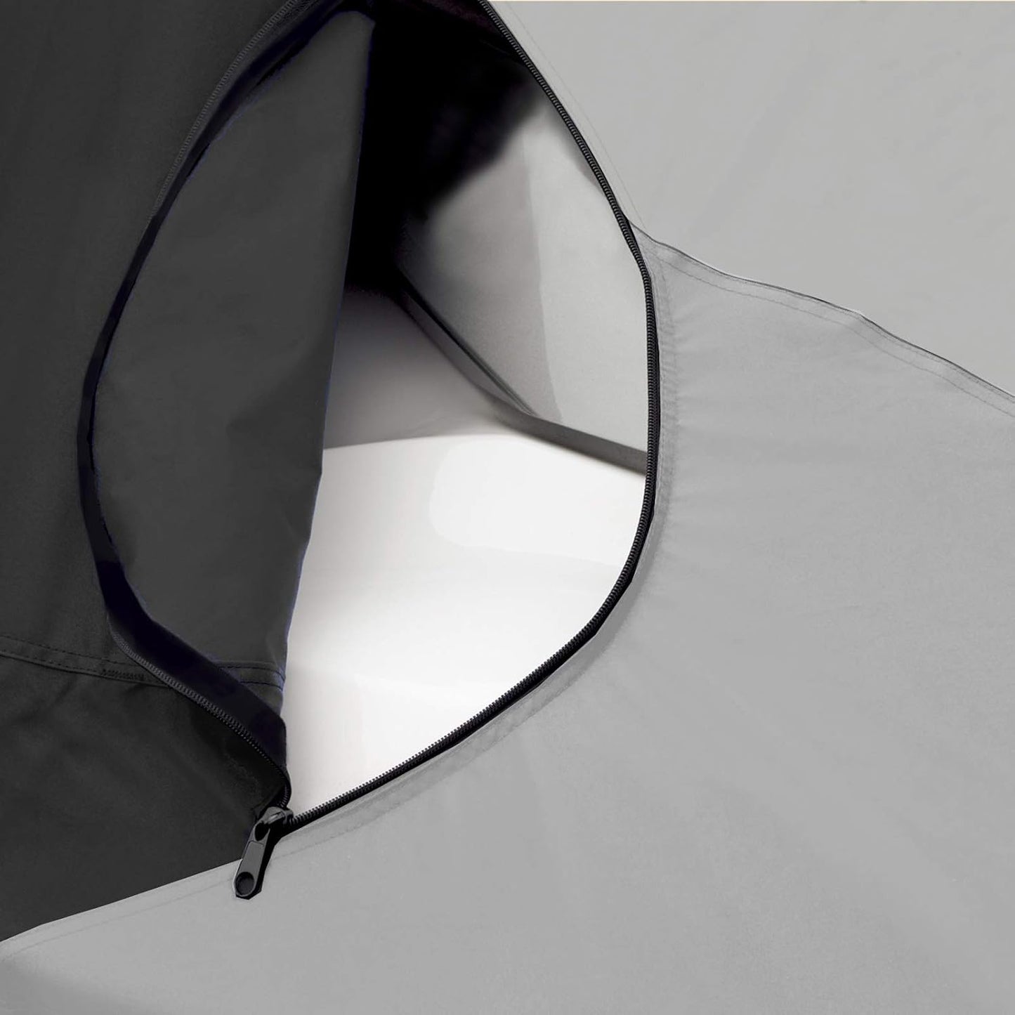 Trailerable Jet Ski Cover, Waterproof Marine Grade 600D Heavy Duty Polyester PWC Cover Gray/Black Color Fits from 136" to 145" 3 Seater