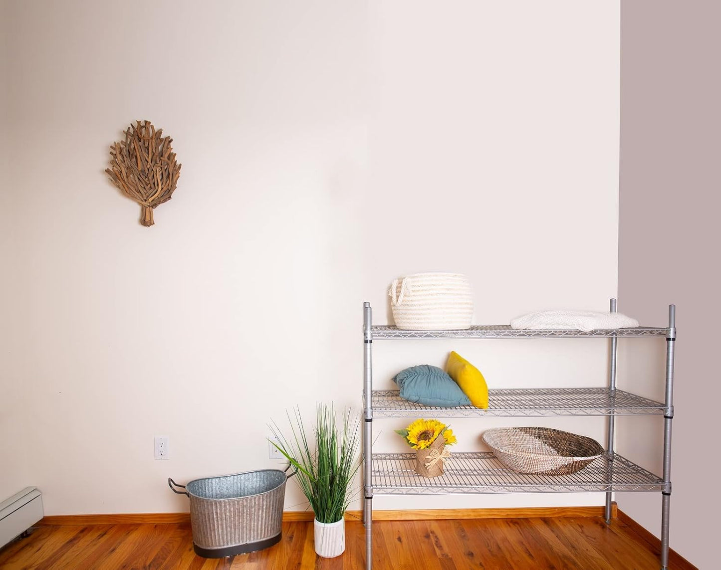 Omega 24" Deep x 48" Wide x 96" High 3 Tier Gray Starter Shelving Unit