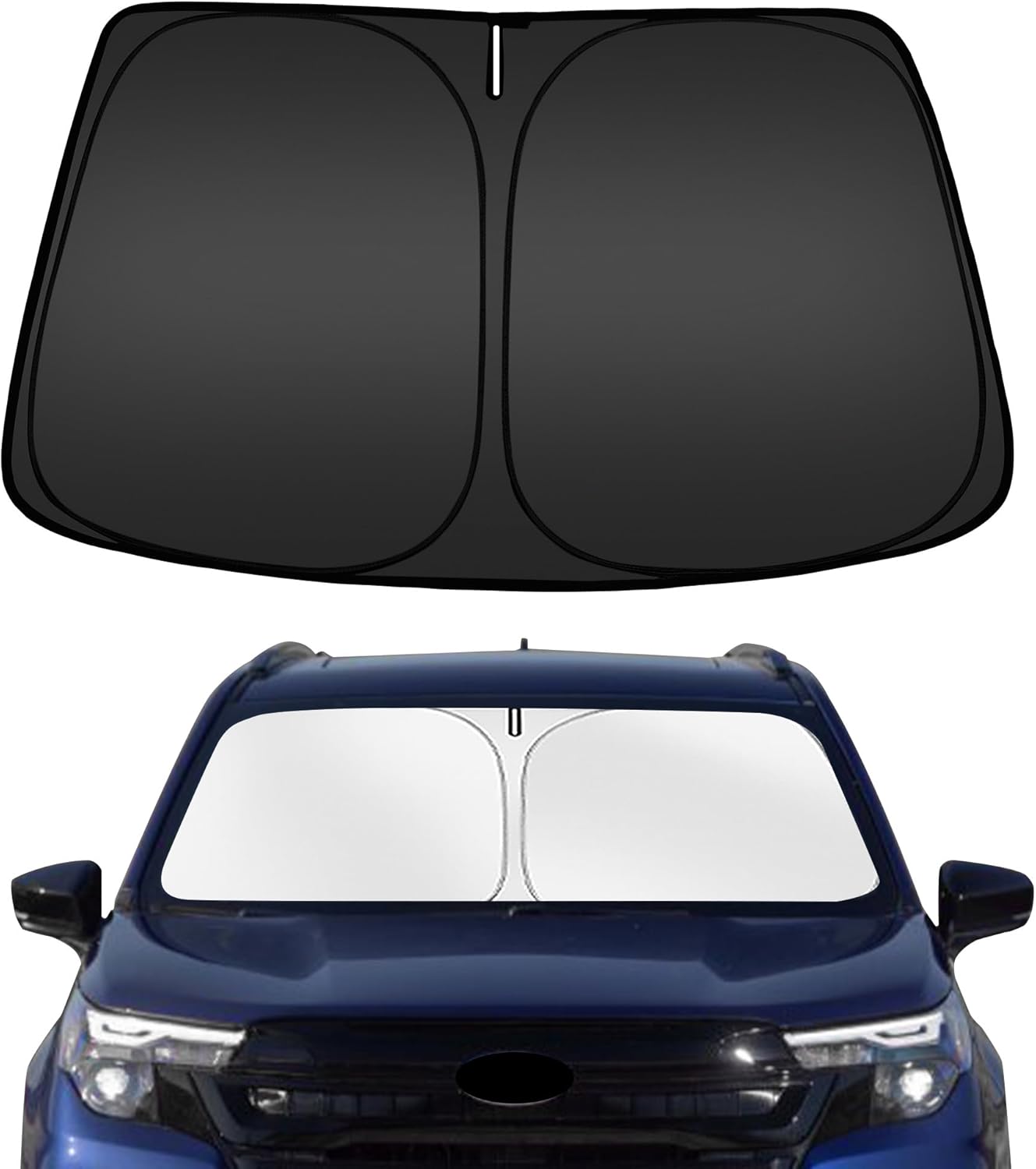 ARISMOTOR Windshield Sun Shade for Subaru Forester 2025, Custom Fit Foldable Front Window Sunshade Sun Visor Protector, Block UV Rays Keep Your Car Cooler
