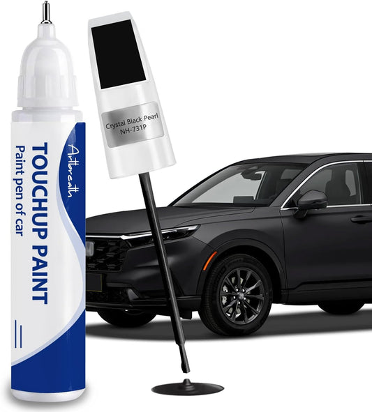 Crystal Black Pearl(NH-731P) Touch Up Paint for Honda-Exact Match–Chips and Nicks Car Paint Scratch Repair Kit Automotive Paint Pen for CR-V/CIVIC/Accord/HR-V/Pilot/Odyssey/Ridgeline/Passport