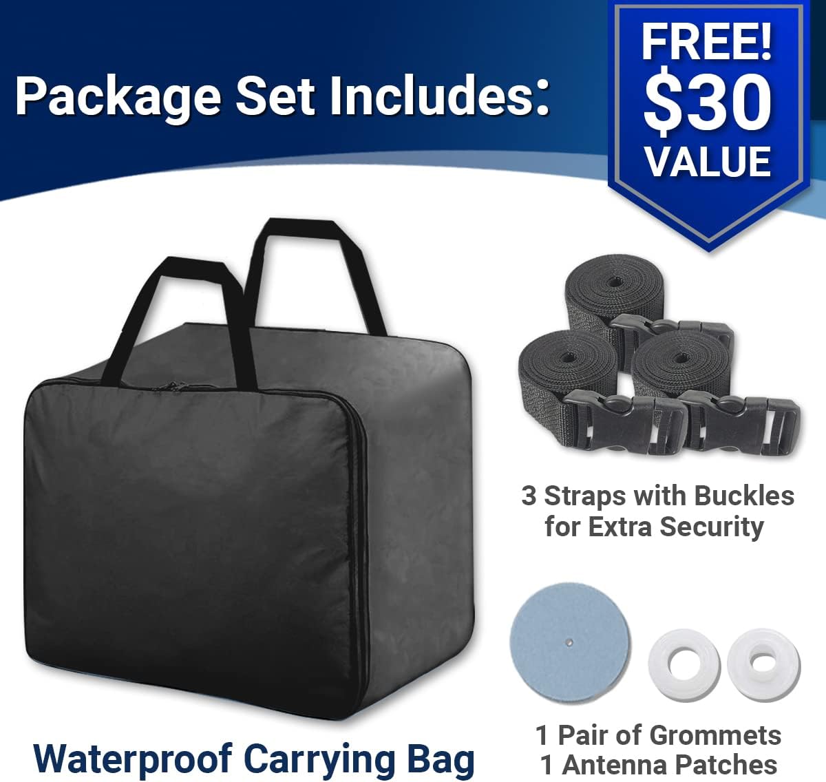 iCarCover Custom Car Cover Compatible with Mustang GT 1979-2004, Waterproof All Weather Rain Snow UV Sun Protector Full Exterior Indoor Outdoor Car Covers, Stripe (Black/Red)