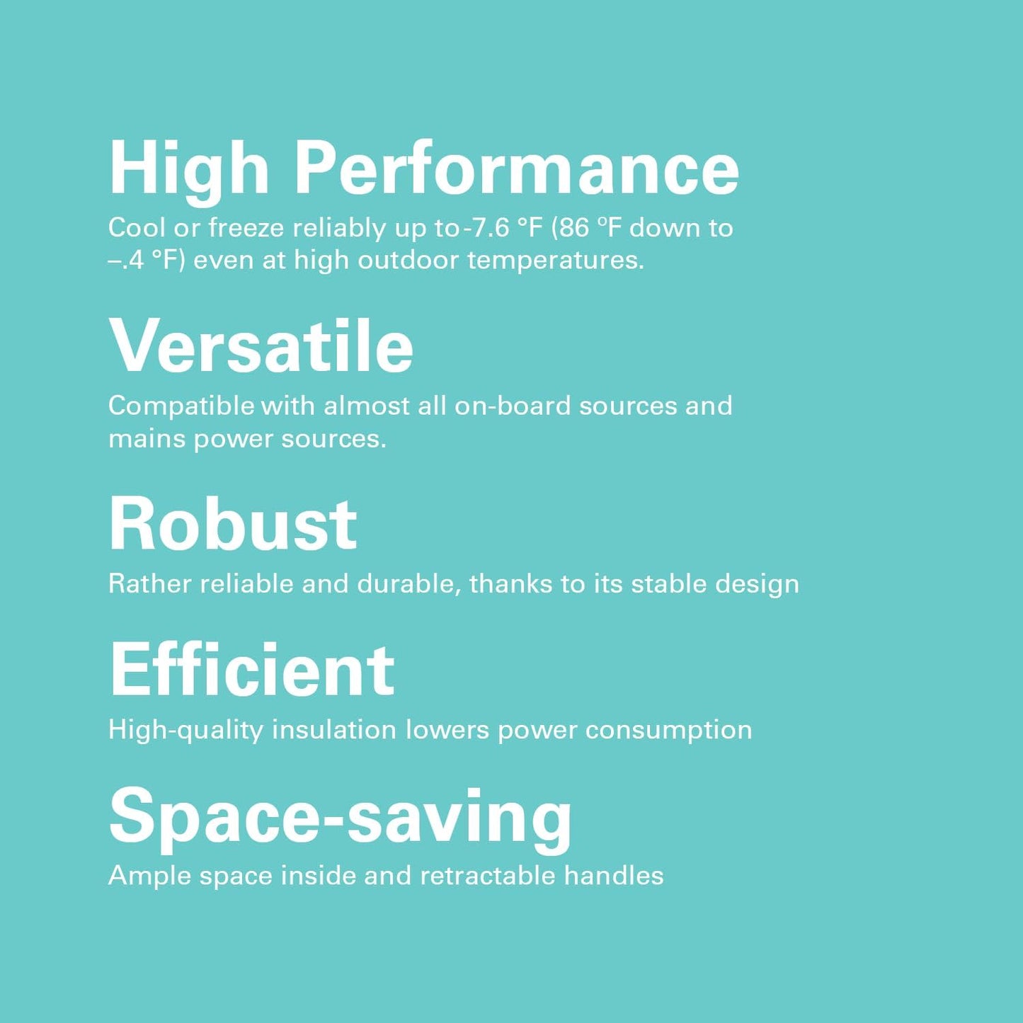 Truma C36 Portable Refrigerator/Freezer (9.5 Gal/38 QT): Single Zone, 12/24V DC & 110V AC Power | Multi-Use for Car, Truck, RV, Events, Travel | Digital Display, App Control | Temp Range: -8°F to 50°F