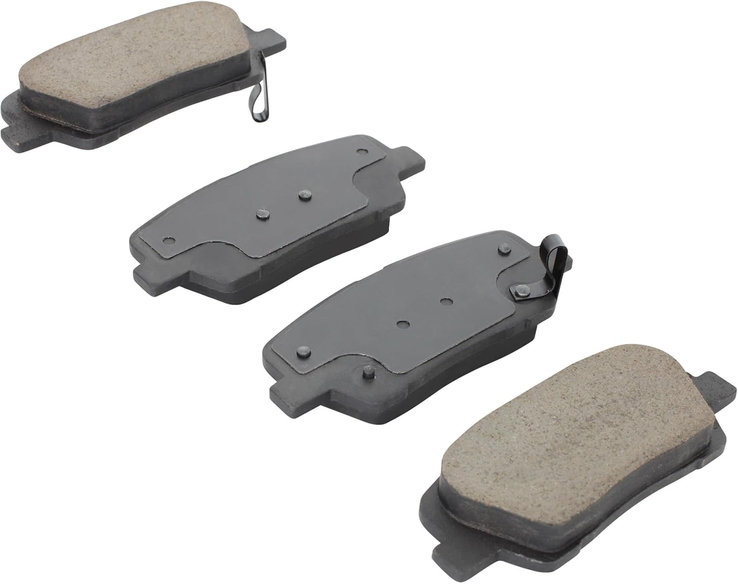 Premium Ceramic Rear Brake Pads (1001-1916C) Compatible with Hyundai Santa Fe 2017-2020, Hyundai Santa Fe Sport 2017-2018, Hyundai Santa Fe XL 2017-2019