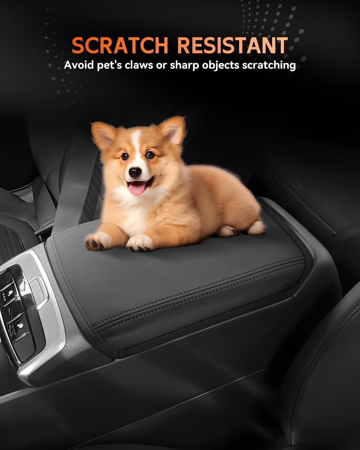 CDEFG for 2025 Hyundai Tucson Center Console Cover Armrest Cover for 2022 2023 2024 2025 Tucson Accessories Arm Rest Protector Fit Pickup Version