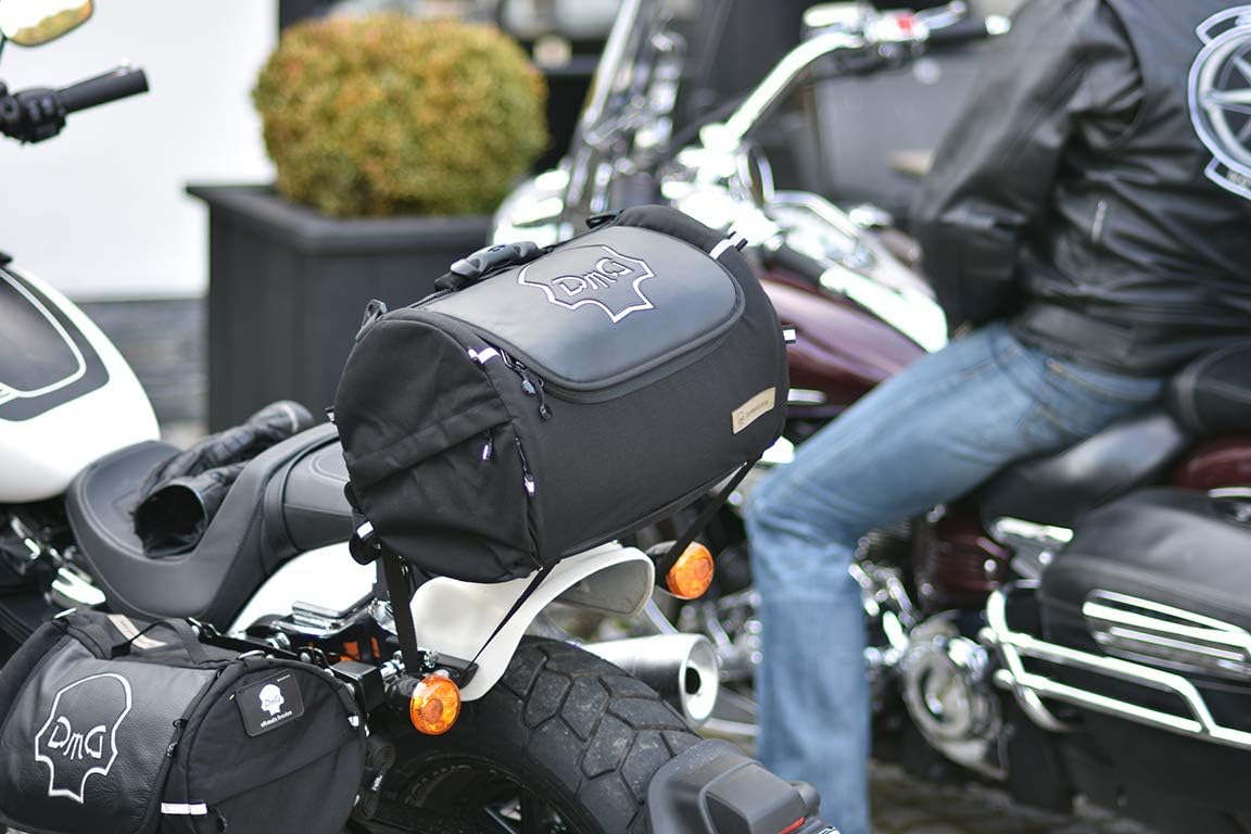TUBE motorcycle travel luggage, made of waterproof Cordura, 6.6 gallons capacity, motorcycle seat/rack/sissy bar bag
