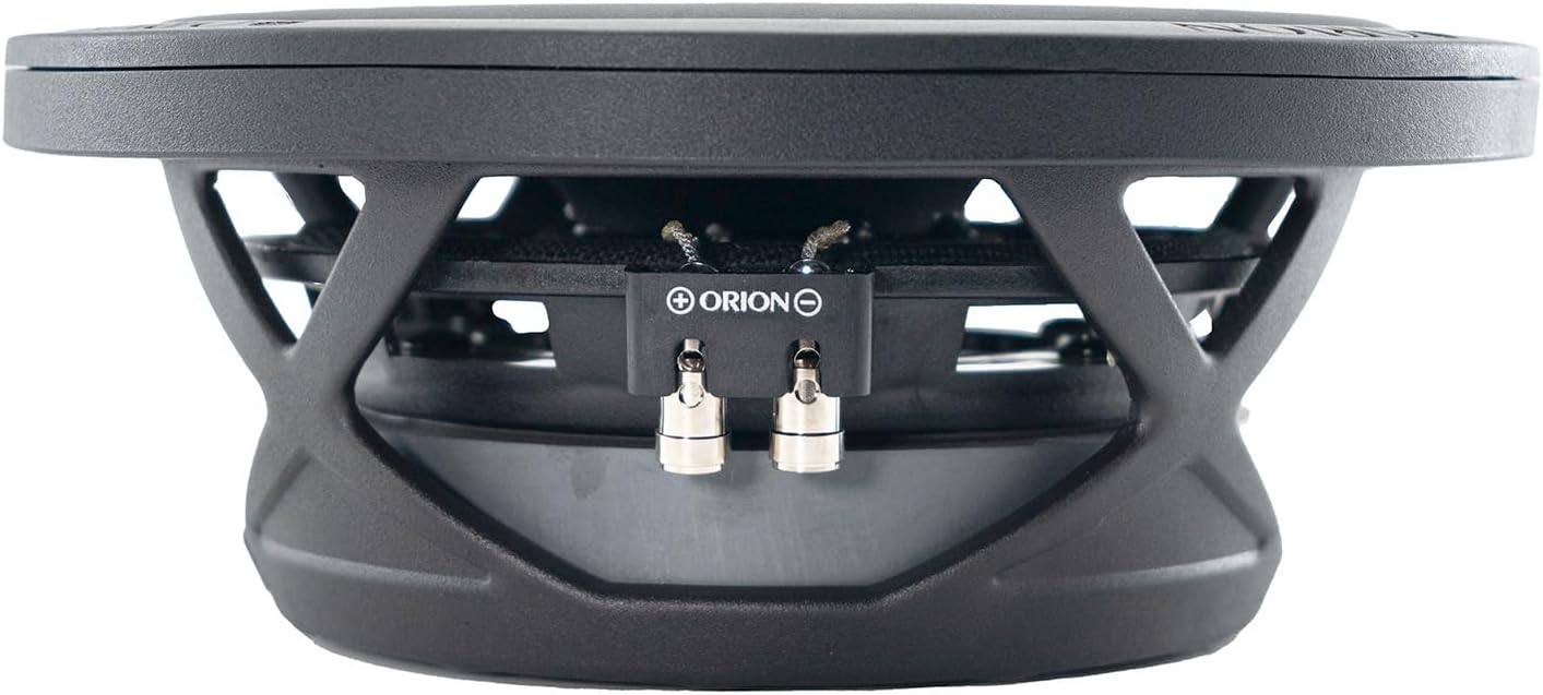 Orion XTR Series XTR8SWD4 Free Air Slim Shallow Mount 8” Car Subwoofer, 1200W Max Power, 300W RMS, Dual 4 Ohm, UV Coated Cone, NBR Surround – OEM Sub Replacement Compact for Lexus, BMW, Nissan, & More