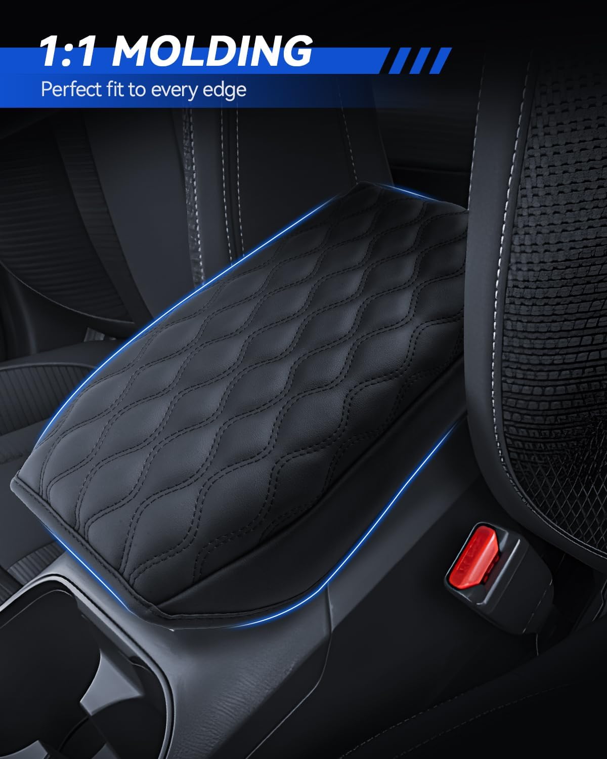 Armrest Cover for Outback & Legacy 2020-2024 2025 Accessories Center Console Middle Lid Pad Protector for Car Elbow Rest-Thickened