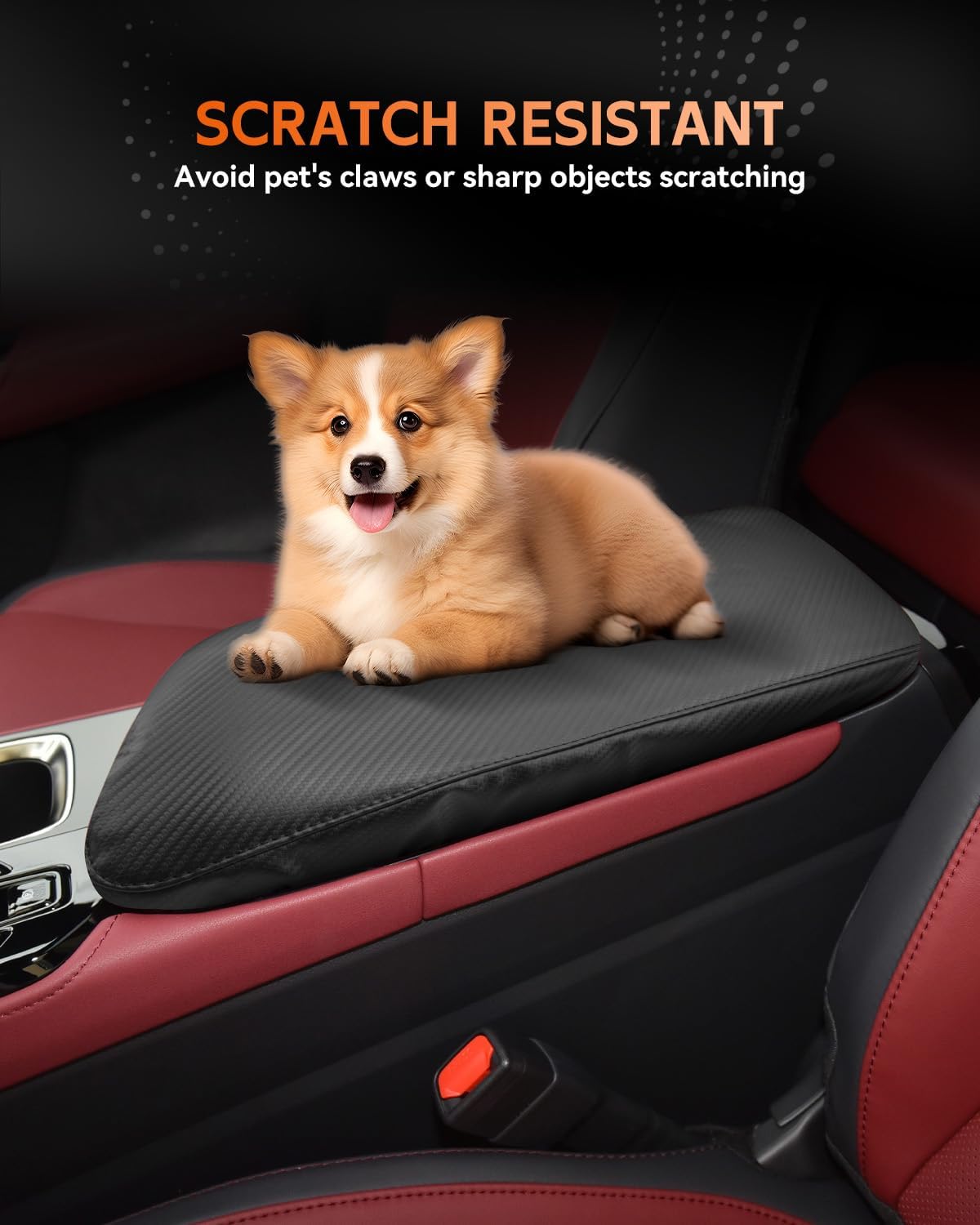 CDEFG for 2022-2025 Lexus NX Center Console Cover Armrest Box Cover for NX (NX 250, NX 350, NX 350 F Sport Handling) 2023 2024 2025 Accessories Console Arm Rest Protector