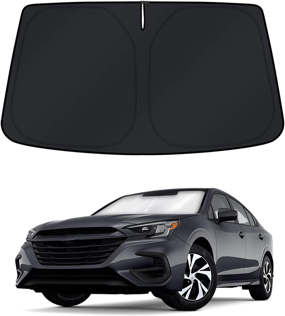 KUST Windshield Sun Shade for Subaru Legacy 2020-2025 Window Shade Sun Visor Cover Foldable Blocks UV Rays Keep Your Car Cooler