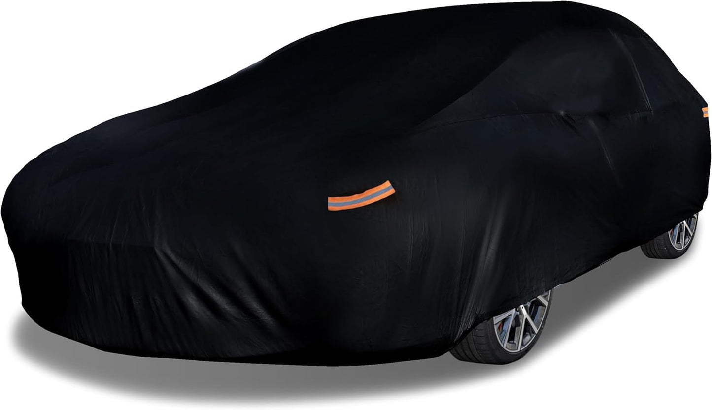 EzyShade 10-Layer Waterproof Sports Car Cover. See Vehicle Size-Chart for Accurate Fit. All Weather Outdoor Covers. Camaro Challenger Firebird GTO. Sun Snow Rain. Black, Size C5 (See SizeChart)