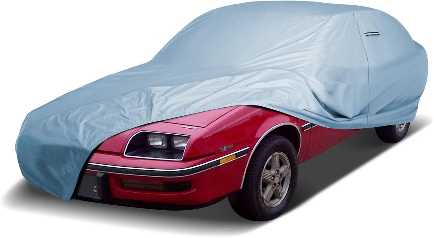 iCarCover Premium Car Cover for 1980-1985 Buick Skylark 2-Door Heavy Duty Waterproof All-Weather Automobiles Custom Fit Indoor Outdoor UV Snow Protection Covers with Straps and Bag