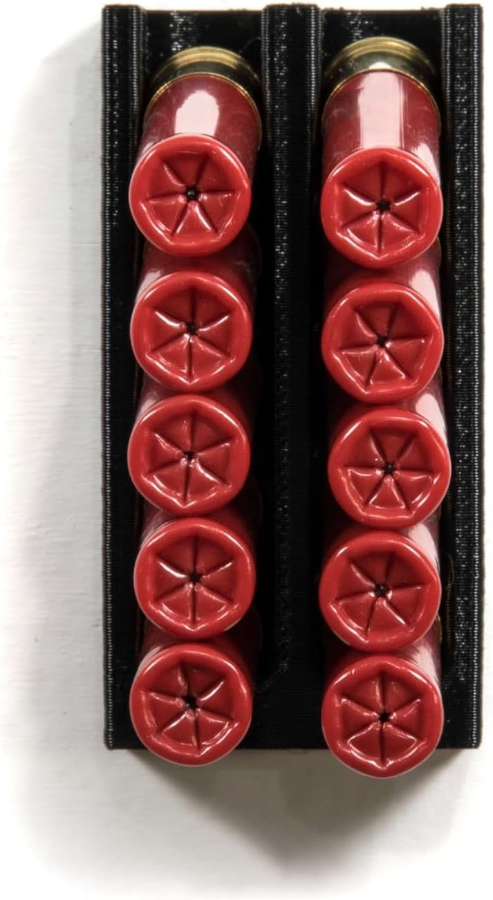 Spartan Mounts Shotgun Shell Storage Solution | Safe Gun Room Display Storage Organization Man Cave Husband Military Police Home Self Defense 12 20 410 Gauge