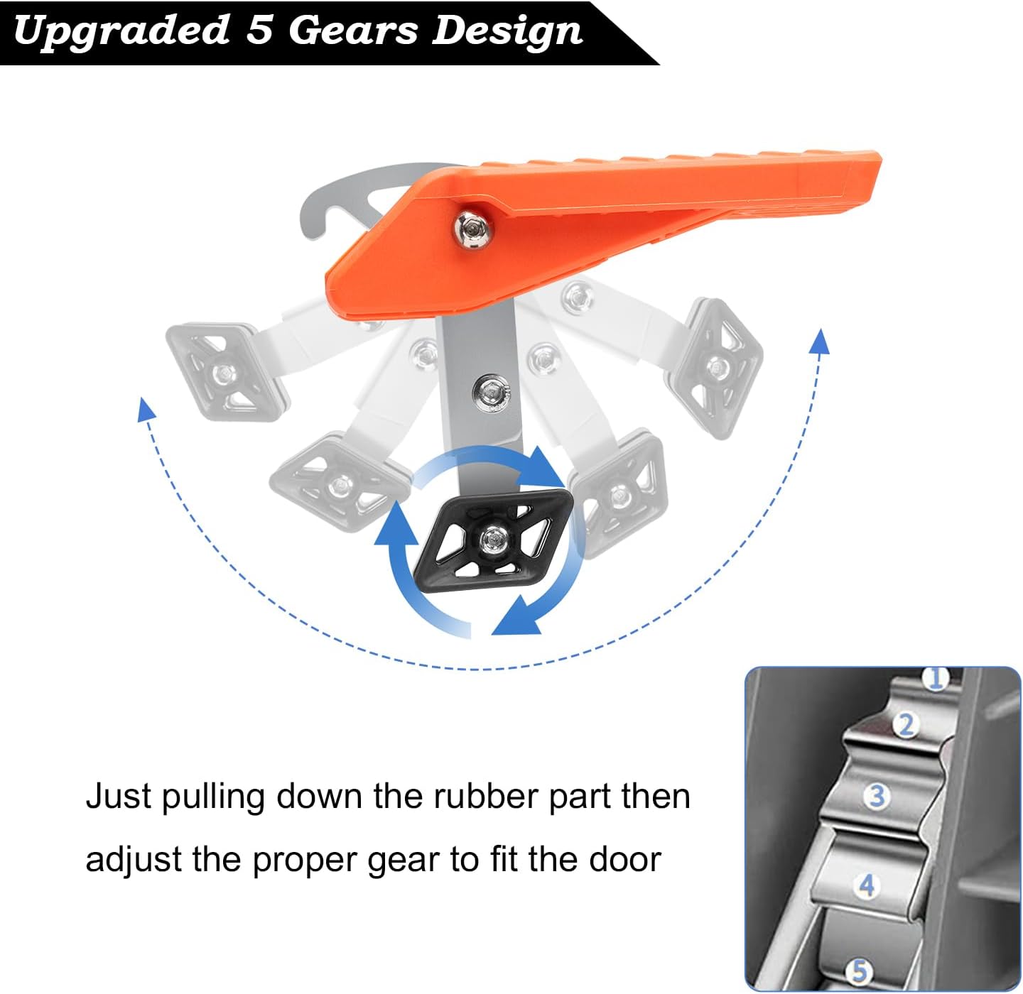 COWVIE Foldable Car Door Step Stand Pedal - Access to Vehicle's Roof Stand Pedal for Most SUV Truck Jeep, Max Load 400 Lbs