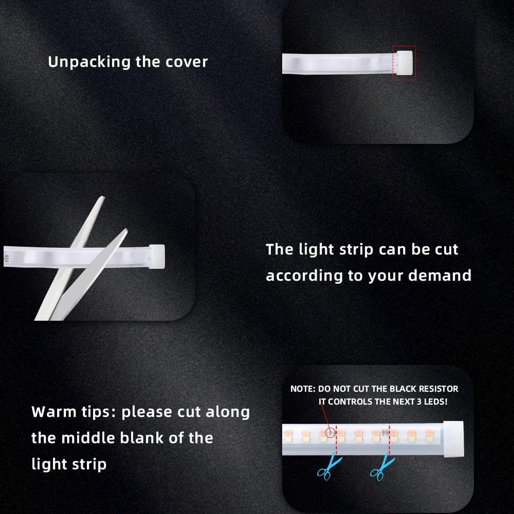 Upgrade Dynamic Flowing Car LED Trunk Light Strip, 79Inch Universal Flexible Cutting Silicone Waterproof Neon Lights Strip, 12V Interior Ambient Lighting for Cars SUVs(White)