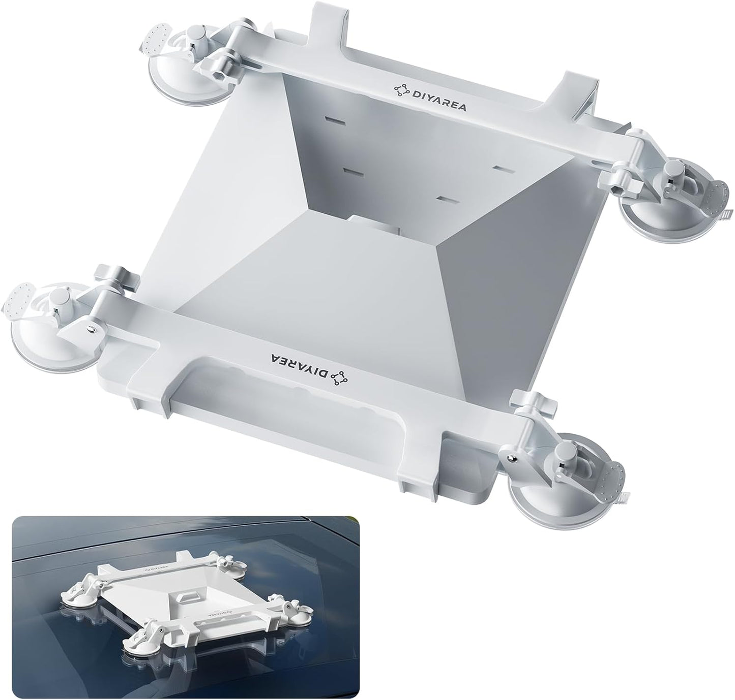 Starlink Mini Mount for Car, 360° Rotation Starlink Mini Suction Cup Mount for Car Window or Sunroof, Compact and Portable, Waterproof, Secure Mounting Kit for Travel, RVs, Boats Receive Stable Signal