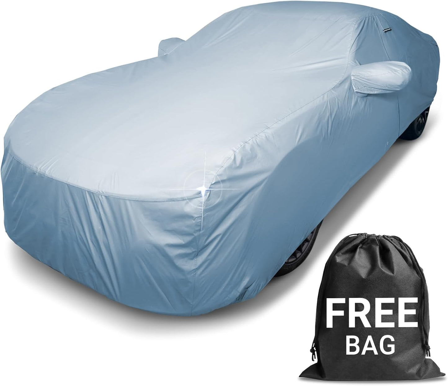 iCarCover Premium Car Cover for 1982-1990 Chevy Celebrity Heavy Duty Waterproof All Weather Automobiles Custom Fit Indoor Outdoor UV Snow Protection Covers with Straps and Bag