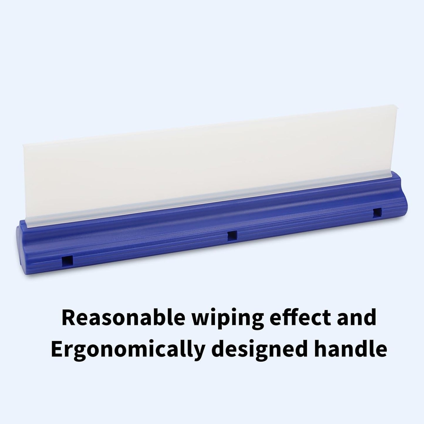 2 Pack 12inch car Squeegee,Silicone Squeegee,car Window Squeegee,Flexible T-Bar Water Blade for Car for Car Or Home Use,Washing,Wiping Glass, Mirror,Shower Doors,Blue