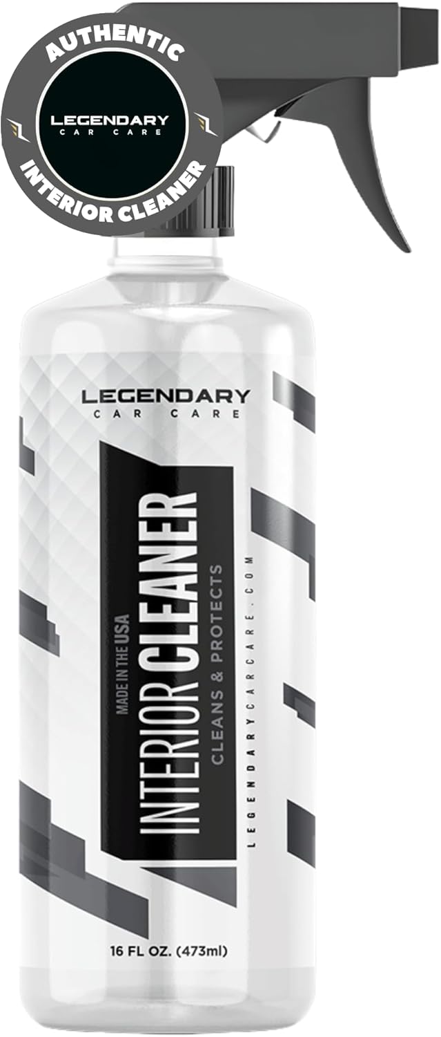 Legendary Interior Cleaner 16oz - All Purpose Interior Detailer & Carpet Cleaner for Cars - Safe on Leather, Plastic, Vinyl, Upholstery & Dashboard - UV Protectant - Tough on Stains & Dirt