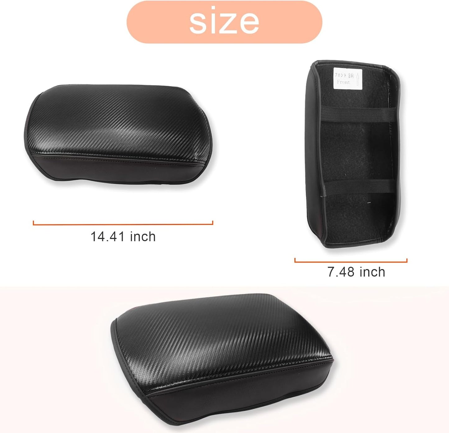 CDEFG for Mitsubishi Outlander Accessories 2025 2024 2023 2022 Center Console Car Armrest Cover (SE/Black Edition/SEL) Console Protector Pad Arm Rest Interior (Not for Outlander Sport)