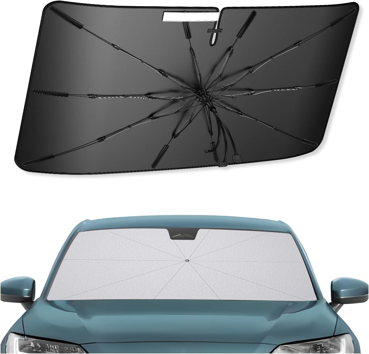 SXCY for 2023 2024 2025 Honda HRV Windshield Umbrella Sunshade [Easier Foldable] for 2025 Honda HRV HR-V Accessories 2025 HRV Sunshade Umbrella for 2025 HRV Windshield Sun Shade Umbrella