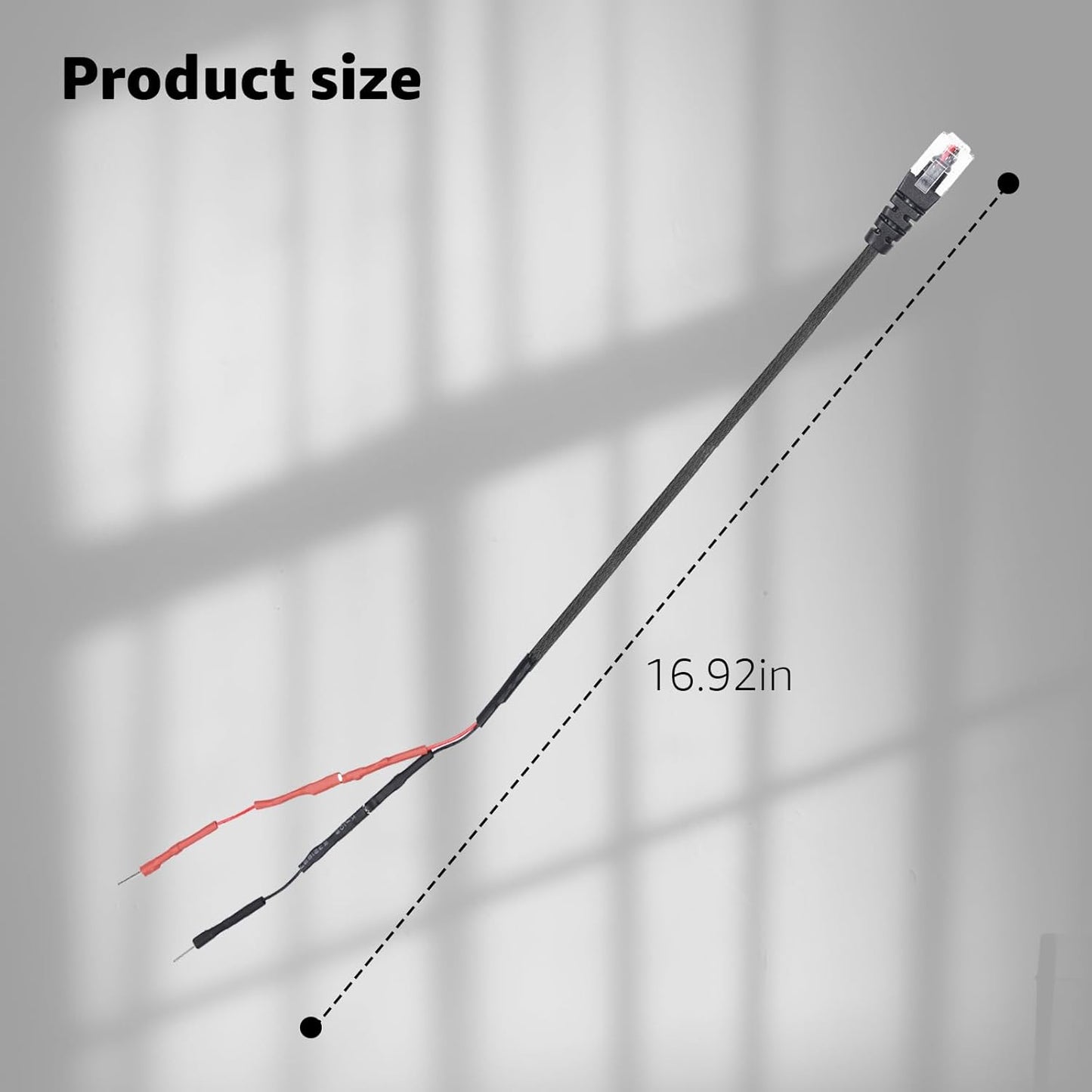 1PC RJ11 Replacement Mirror Wire Power Cord for Uniden Radar Detectors，Fits R4 R3 R1 R7 R8 Model(3005201U)